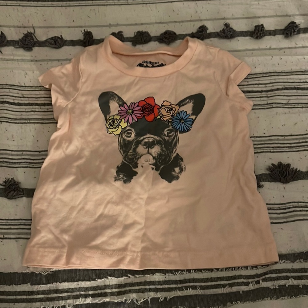 Dog shirt for baby girl